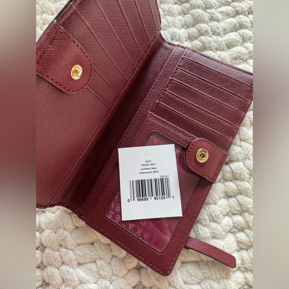 Kate Spade | Stacy Wallet in Burgundy - Picture 5 of 5
